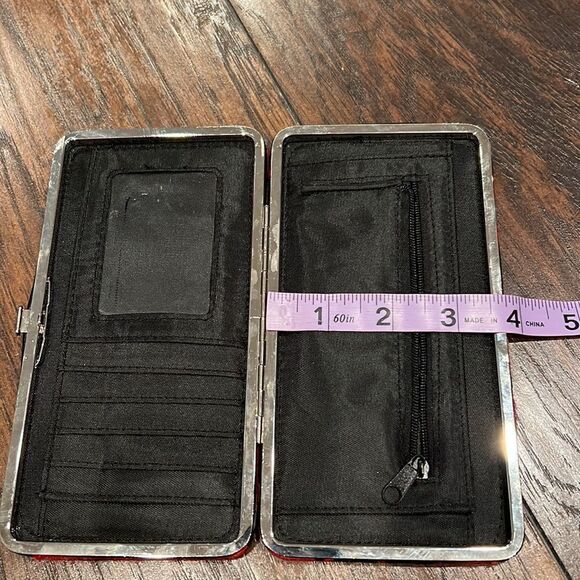 Southwestern Style Wallet cool flannel like material all over print no brand - Picture 6 of 6